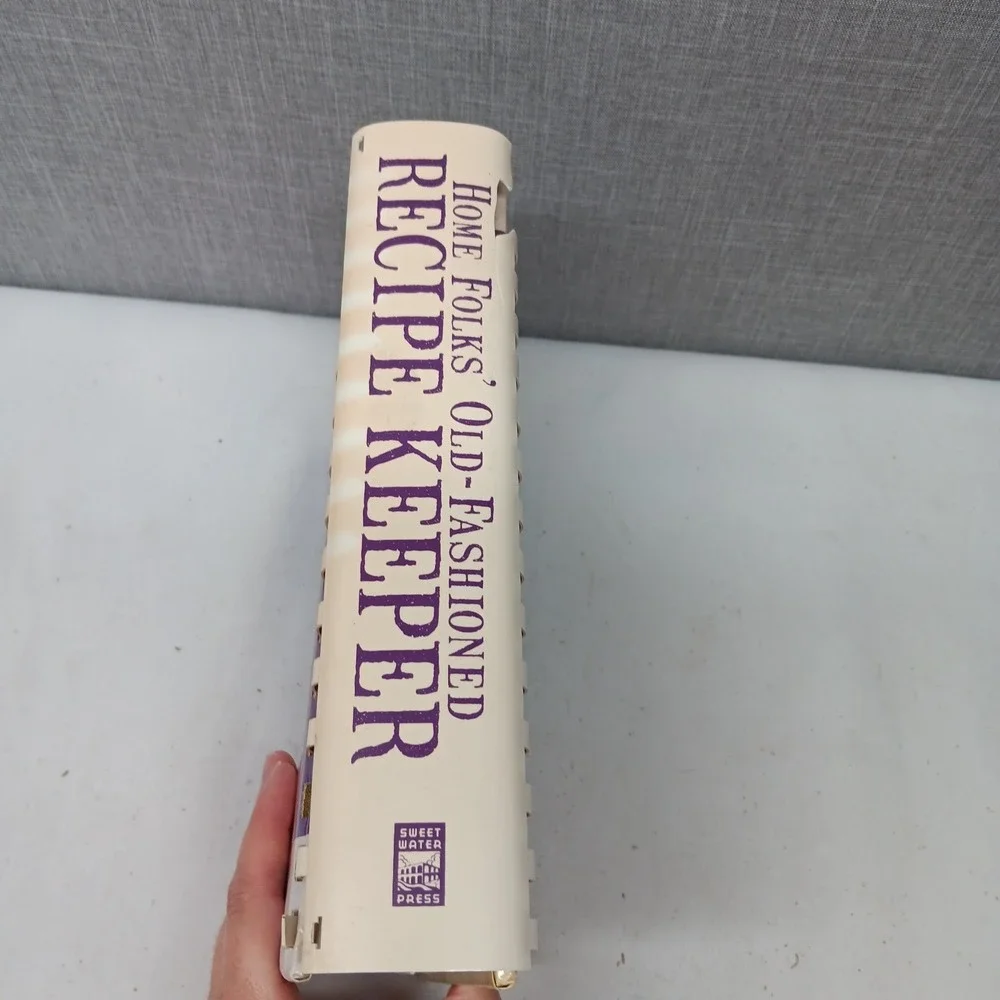 Home Folks Old Fashioned Recipe Keeper Sweetwater Press Vintage Blank Cookbook